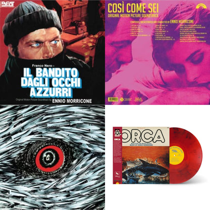 This is a 4 LP Vinyl SKU bundle.
1.This LP Vinyl is brand new.Format: LP VinylMusic Style: ScoreThis item's title is: Blue-Eyed Bandit (Il Bandito Dagli Occhi Azzurri) OstArtist: Ennio MorriconeLabel: VERVEBarcode: 602438537174Release Date: 9/17/2021
2.This LP Vinyl is brand new.