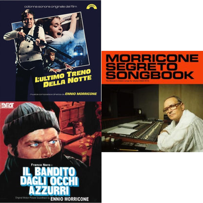 Blue-Eyed Bandit (Il Bandito Dagli Occhi Azzurri) Ost & L’Ultimo Treno Della Notte (Yellow LP Vinyl) & Morricone Segreto Songbook (1962-1973) (2LP)