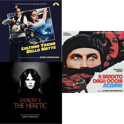 This is a 3 LP Vinyl SKU bundle.
1.This LP Vinyl is brand new.Format: LP VinylMusic Style: SoundtrackThis item's title is: L’Ultimo Treno Della Notte (Yellow LP Vinyl)Artist: Ennio MorriconeLabel: CINEVOX / BTF / AMS (ITALIAN IBarcode: 8004644008776Release Date: 8/5/2022
2.