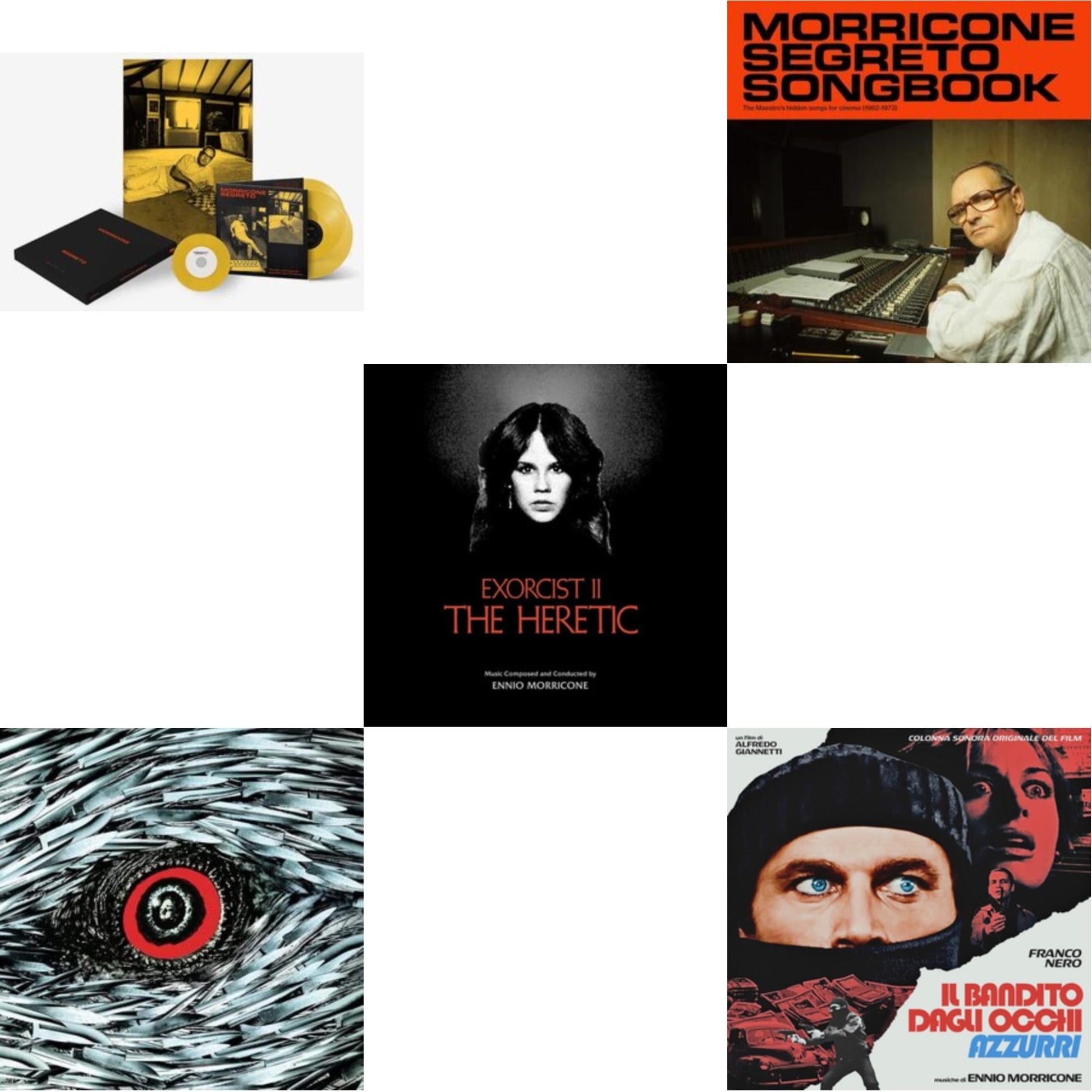This is a 5 LP Vinyl SKU bundle.
1.This LP Vinyl is brand new.Format: LP VinylMusic Style: ScoreThis item's title is: Morricone Segreto (Yellow Vinyl/2LP/7Inch Single Collector's Edition)Artist: Ennio MorriconeLabel: DECCABarcode: 602435313849Release Date: 1/22/2021
2.
