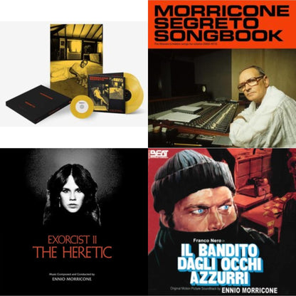 This is a 4 LP Vinyl SKU bundle.
1.This LP Vinyl is brand new.Format: LP VinylMusic Style: ScoreThis item's title is: Morricone Segreto (Yellow Vinyl/2LP/7Inch Single Collector's Edition)Artist: Ennio MorriconeLabel: DECCABarcode: 602435313849Release Date: 1/22/2021
2.