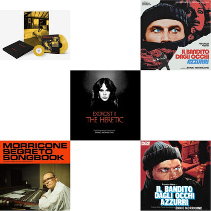 Ennio Morricone - Morricone Segreto (Yellow Vinyl/2LP/7Inch Single Collector's Edition) & Blue-Eyed Bandit (Il Bandito Dagli Occhi Azzurri) Ost & Blue-Eyed Bandit (Il Bandito Dagli Occhi Azzurri) Ost (Blue LP Vinyl) (Rsd) & Morricone Segreto Songbook