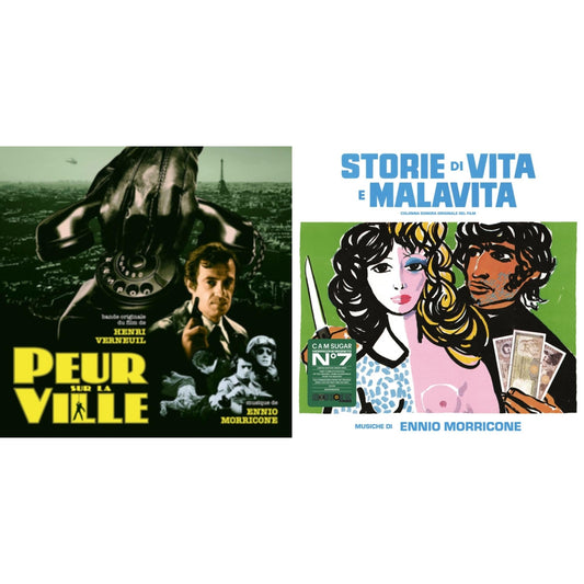 Peur Sur La Ville (Gatefold Sleeve Designed By Eric Adrian Lee) & Storie Di Vita E Malavita (Colonna Sonora Originale Del Film)