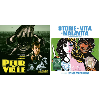 Peur Sur La Ville (Gatefold Sleeve Designed By Eric Adrian Lee) & Storie Di Vita E Malavita (Colonna Sonora Originale Del Film)