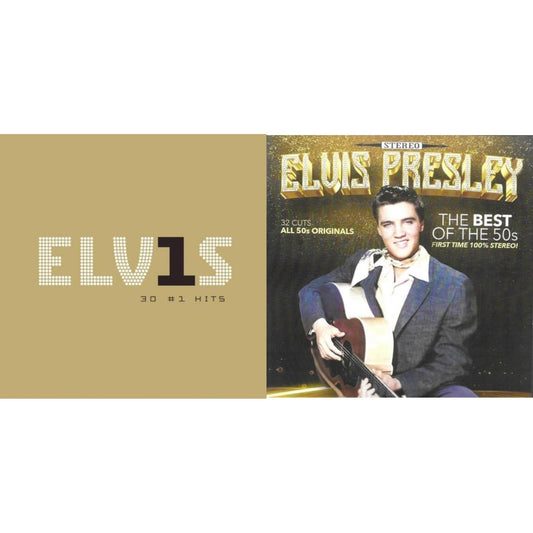 Elvis 30 #1 Hits & Best Of The 50S-32 Cuts-All 50S Originals-First Time 100% Stereo