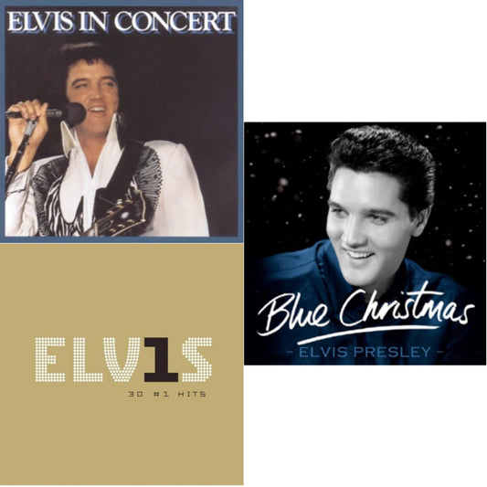 Elvis In Concert & Elvis 30 #1 Hits & Blue Christmas