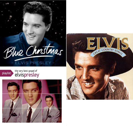 Great Country Songs & Blue Christmas & Playlist: Very Best Gospel Of Elvis Presley
