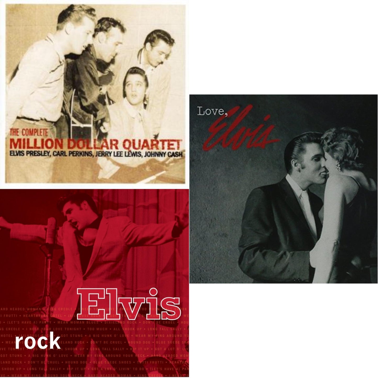 Love Elvis & Complete Million Dollar Quartet & Elvis Rock