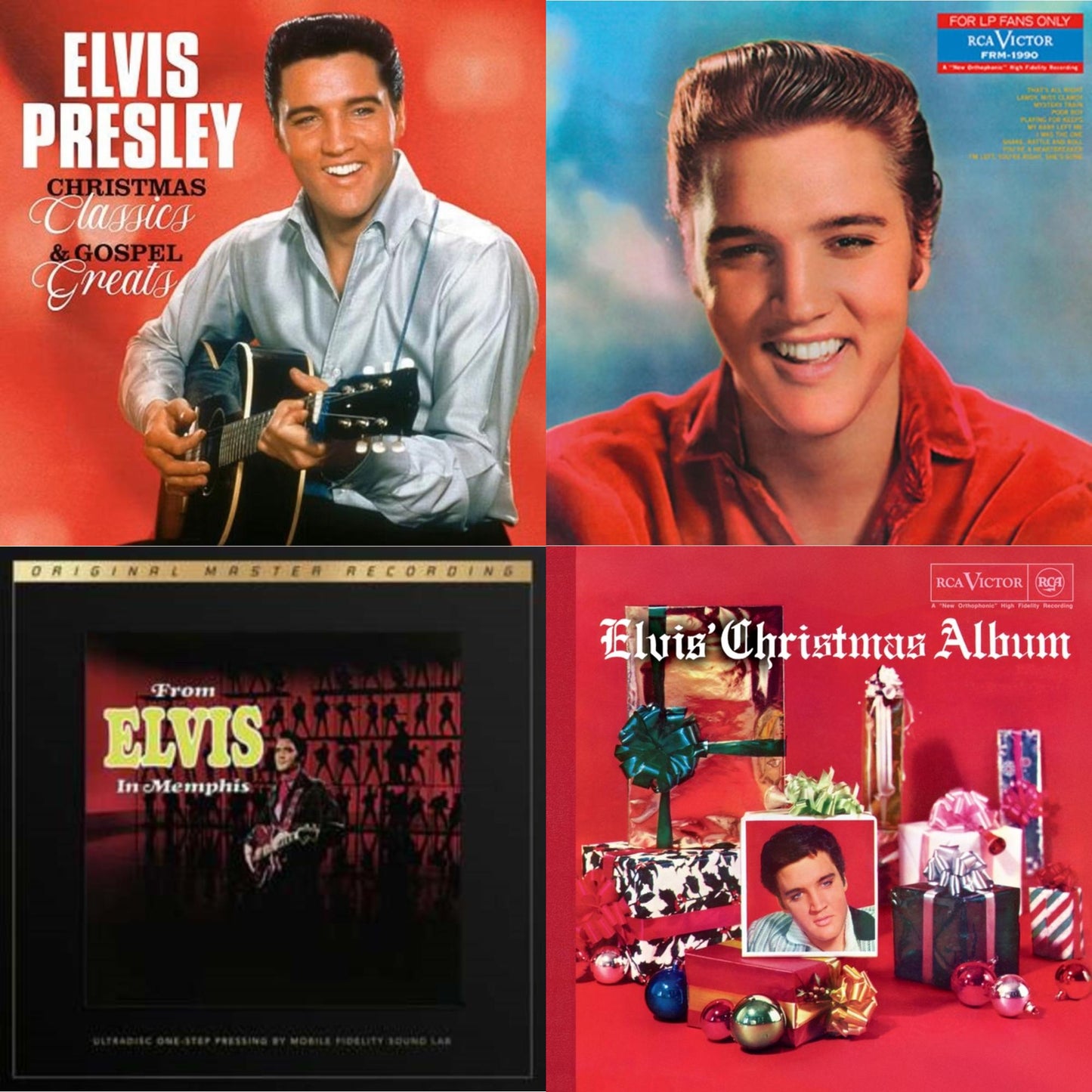 This is a 4 LP Vinyl SKU bundle.
1.This LP Vinyl is brand new.Format: LP VinylThis item's title is: Christmas Classics & Gospel Greats (Ams Exclusive) (Snowy White LP Vinyl)Artist: Elvis PresleyLabel: VINYL PASSIONBarcode: 8719039006441Release Date: 10/20/2023
2.