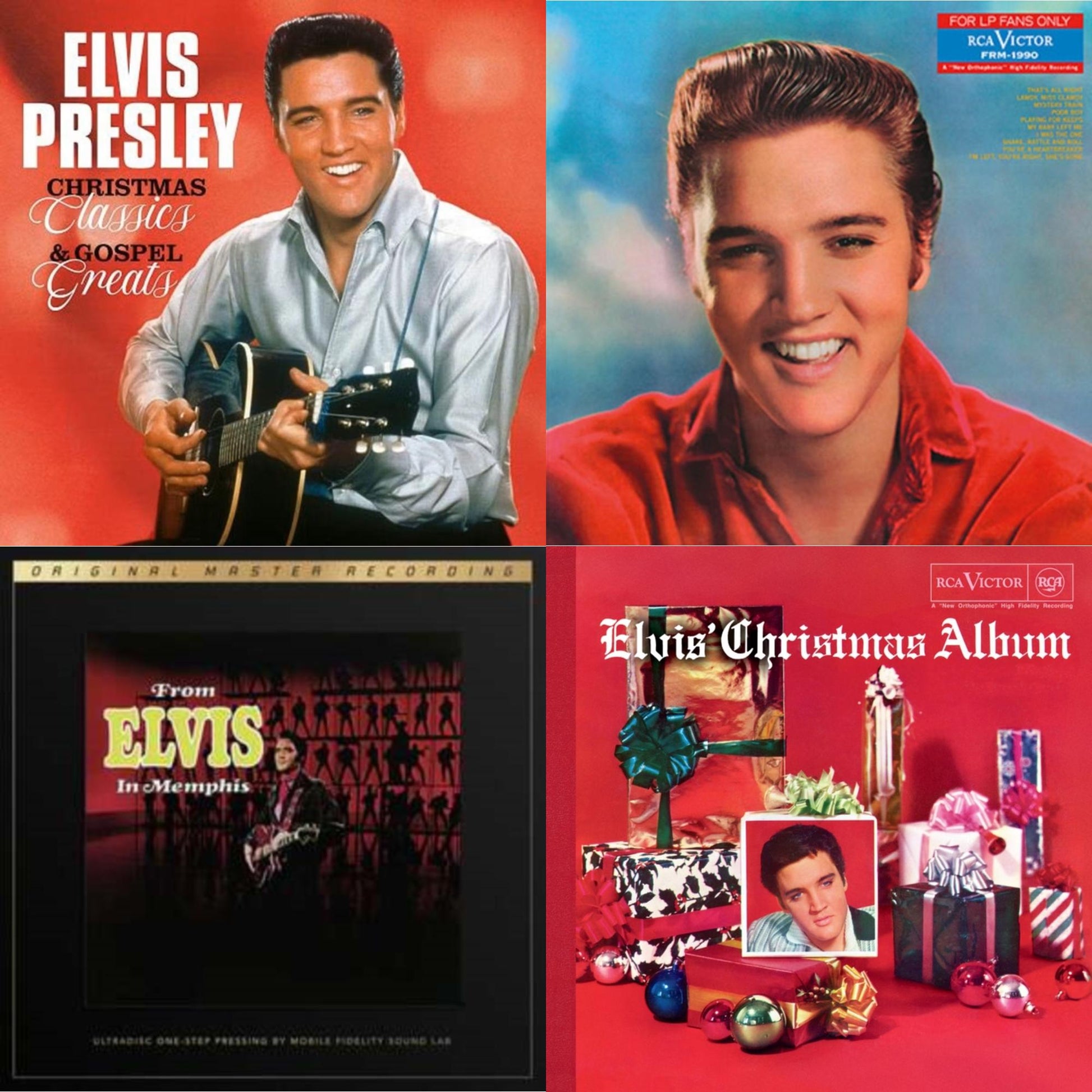 This is a 4 LP Vinyl SKU bundle.
1.This LP Vinyl is brand new.Format: LP VinylThis item's title is: Christmas Classics & Gospel Greats (Ams Exclusive) (Snowy White LP Vinyl)Artist: Elvis PresleyLabel: VINYL PASSIONBarcode: 8719039006441Release Date: 10/20/2023
2.