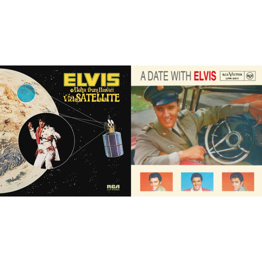 Aloha From Hawaii Via Satellite (2LP/150G) & Date With Elvis (Light Green LP Vinyl/180G)