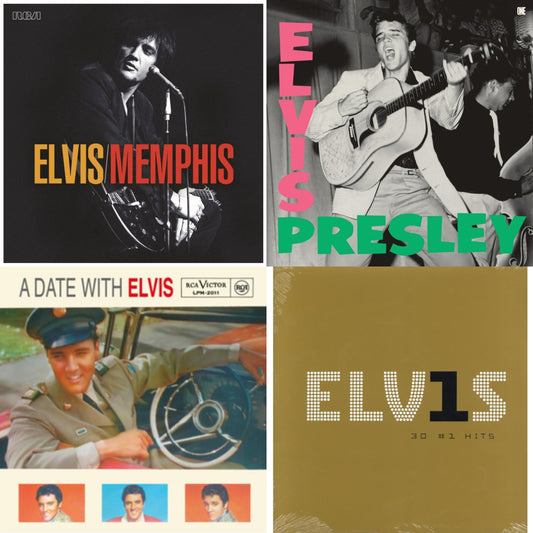 Memphis (2LP) & Debut Album (Limited Edition) & Date With Elvis (Light Green LP Vinyl/180G) & Elvis 30 #1 Hits (2LP/180G)