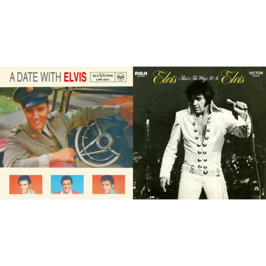 Date With Elvis (Light Green LP Vinyl/180G) & That's The Way It Is (Red LP Vinyl/180G)