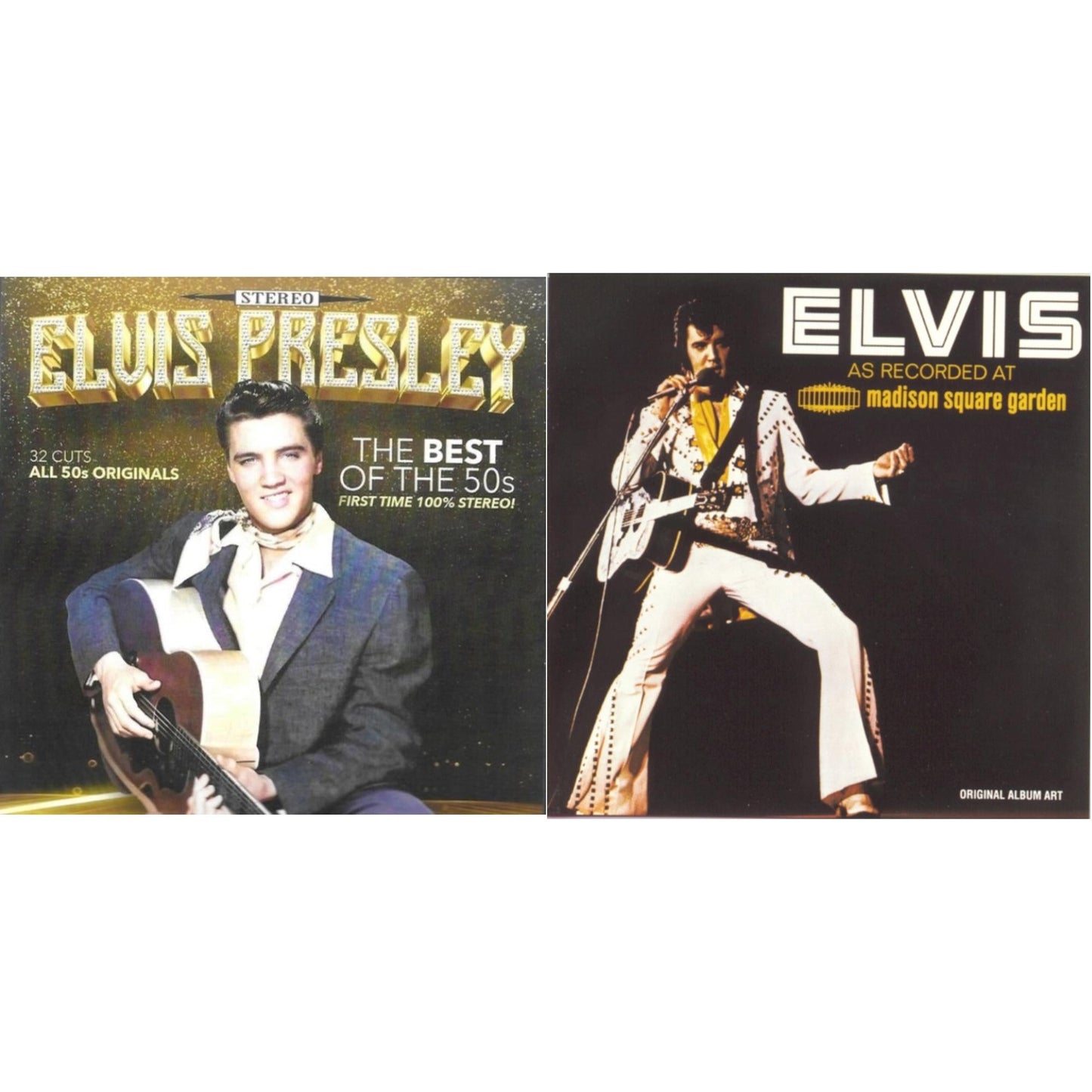 Best Of The 50S-32 Cuts-All 50S Originals-First Time 100% Stereo & Elvis As Recorded At Madison Square Garden