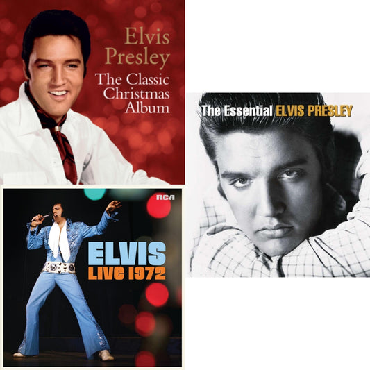 Classic Christmas Album & Elvis Live 1972 (2LP) & Essential Elvis Presley