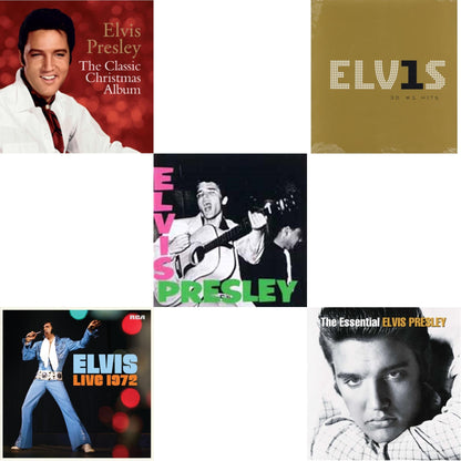Classic Christmas Album & Elvis Live 1972 (2LP) & Elvis Presley & Elvis 30 #1 Hits (2LP/180G) & Essential Elvis Presley