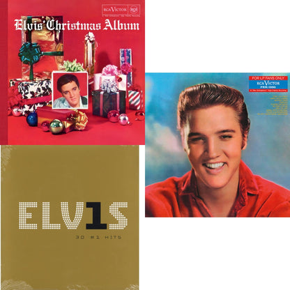 Elvis Presley - Elvis' Christmas Album & For LP Fans Only (Translucent Blue Vinyl/180G) & Elvis 30 #1 Hits (2LP/180G)
