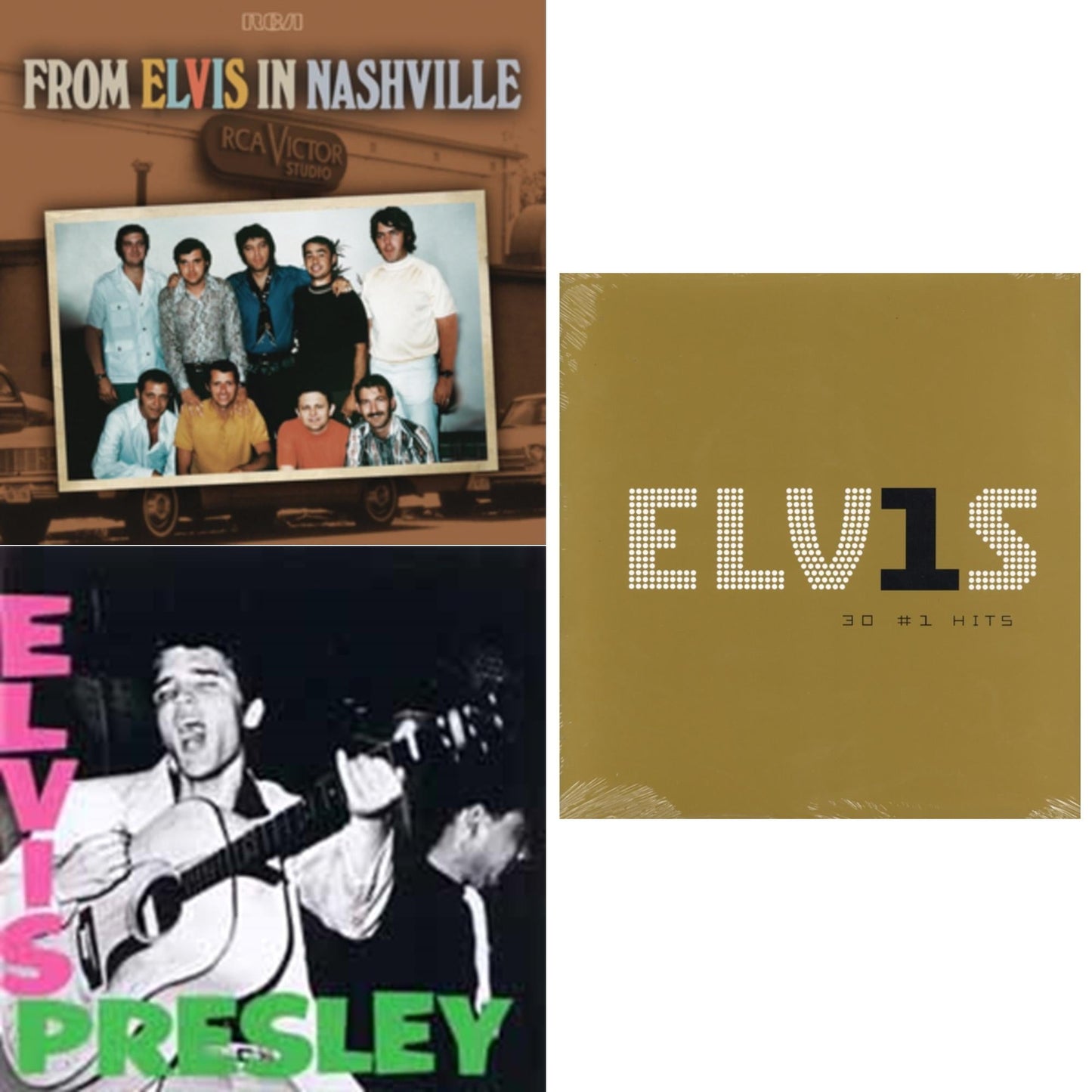 From Elvis In Nashville (2LP) & Elvis Presley & Elvis 30 #1 Hits (2LP/180G)
