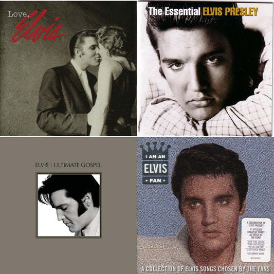 Love Elvis & Essential Elvis Presley & Elvis Ultimate Gospel & I Am An Elvis Fan