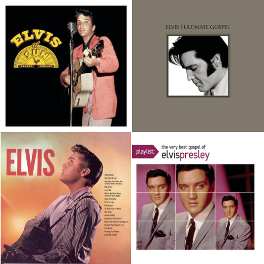 Elvis At Sun & Elvis Ultimate Gospel & Elvis & Playlist: Very Best Gospel Of Elvis Presley