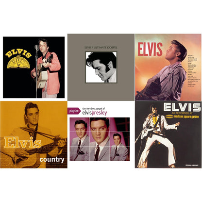 Elvis At Sun & Elvis Ultimate Gospel & Elvis & Elvis Country & Playlist: Very Best Gospel Of Elvis Presley & Elvis As Recorded At Madison Square Garden