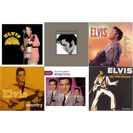 Elvis At Sun & Elvis Ultimate Gospel & Elvis & Elvis Country & Playlist: Very Best Gospel Of Elvis Presley & Elvis As Recorded At Madison Square Garden