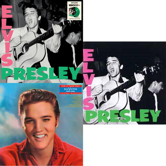 Elvis Presley (Limited/Transparent Green LP Vinyl/180G) & For LP Fans Only (Translucent Blue Vinyl/180G) & Elvis Presley