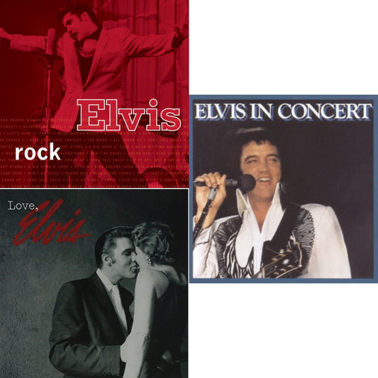 Elvis In Concert & Love Elvis & Elvis Rock