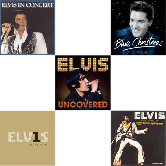 Elvis In Concert & Elvis 30 #1 Hits & Uncovered & Blue Christmas & Elvis As Recorded At Madison Square Garden
