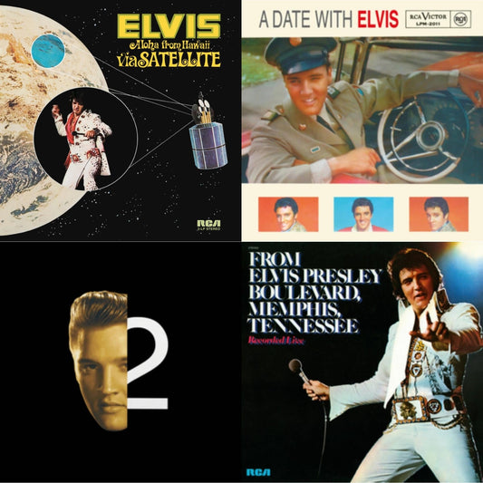 Aloha From Hawaii Via Satellite (2LP/150G) & Date With Elvis (Light Green LP Vinyl/180G) & 2Nd To None (Gold Vinyl/180G/2LP) & From Elvis Presley Boulevard Memphis (Orange LP Vinyl/180G)