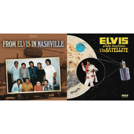 From Elvis In Nashville (2LP) & Aloha From Hawaii Via Satellite (2LP/150G)