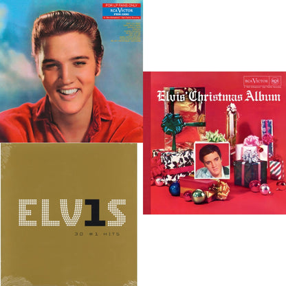 Elvis' Christmas Album & For LP Fans Only (Translucent Blue Vinyl/180G) & Elvis 30 #1 Hits (2LP/180G)