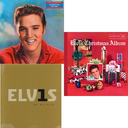 Elvis' Christmas Album & For LP Fans Only (Translucent Blue Vinyl/180G) & Elvis 30 #1 Hits (2LP/180G)