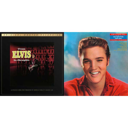 From Elvis In Memphis (2LP/180G/45RPM Supervinyl Ultradisc One-Step/Original Masters/Limited) & For LP Fans Only (Translucent Blue Vinyl/180G)
