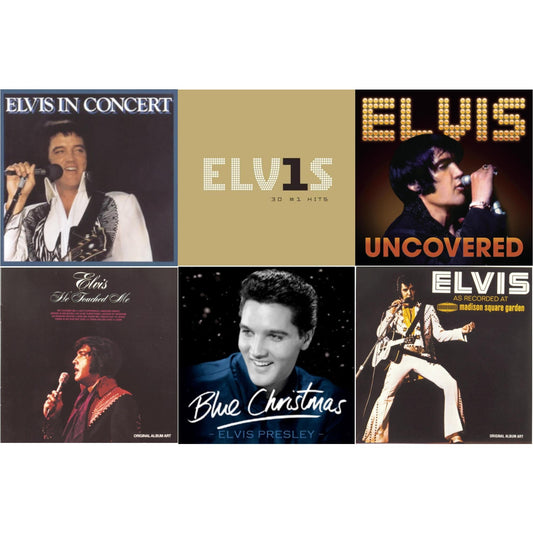 Elvis In Concert & Elvis 30 #1 Hits & Uncovered & He Touched Me & Blue Christmas & Elvis As Recorded At Madison Square Garden