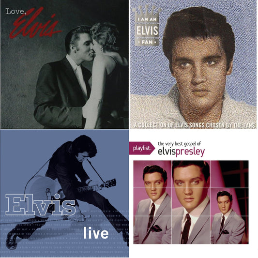 Love Elvis & I Am An Elvis Fan & Elvis Live & Playlist: Very Best Gospel Of Elvis Presley