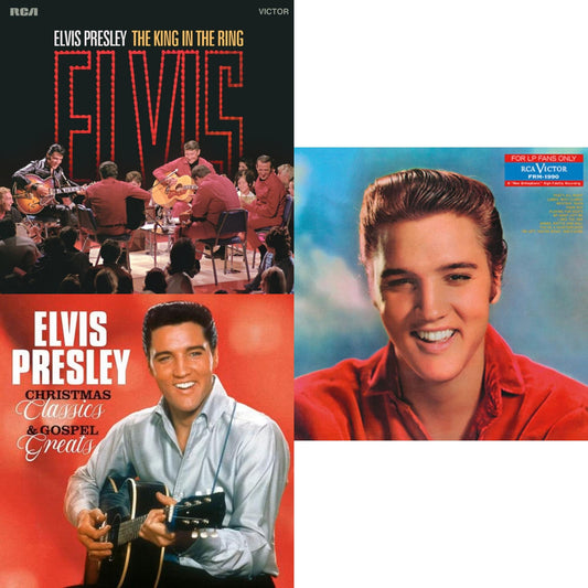 King In The Ring (2LP/140G/Dl Code) & Christmas Classics & Gospel Greats (Ams Exclusive) (Snowy White LP Vinyl) & For LP Fans Only (Translucent Blue Vinyl/180G)