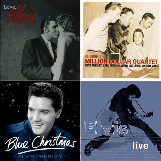 Love Elvis & Complete Million Dollar Quartet & Blue Christmas & Elvis Live