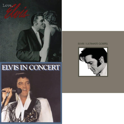 Elvis Presley - Elvis In Concert & Love Elvis & Elvis Ultimate Gospel - CD Bundle