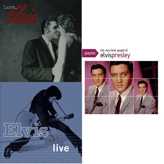 Love Elvis & Elvis Live & Playlist: Very Best Gospel Of Elvis Presley