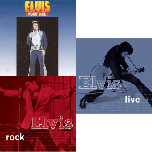 Moody Blue & Elvis Rock & Elvis Live