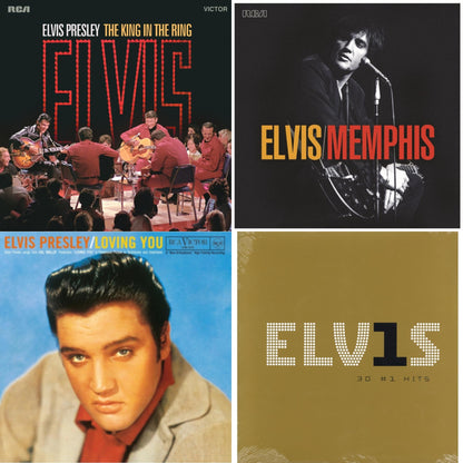 King In The Ring (2LP/140G/Dl Code) & Memphis (2LP) & Loving You (Translucent Yellow LP Vinyl/180G) & Elvis 30 #1 Hits (2LP/180G)