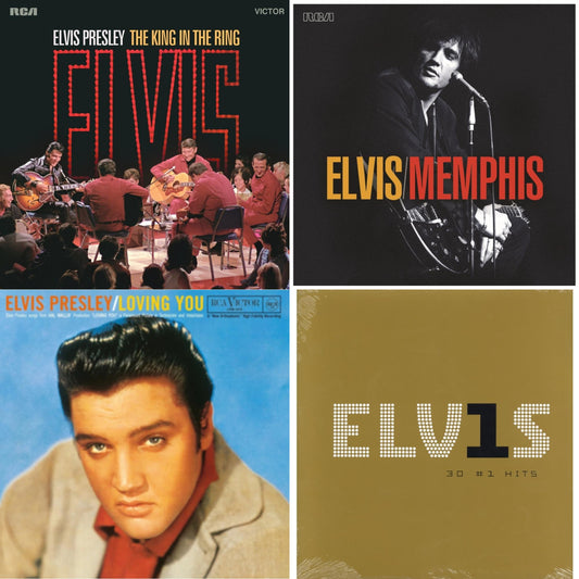 King In The Ring (2LP/140G/Dl Code) & Memphis (2LP) & Loving You (Translucent Yellow LP Vinyl/180G) & Elvis 30 #1 Hits (2LP/180G)