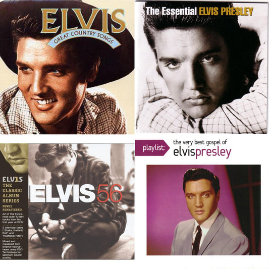 Great Country Songs & Essential Elvis Presley & Elvis 56 & Playlist: Very Best Gospel Of Elvis Presley