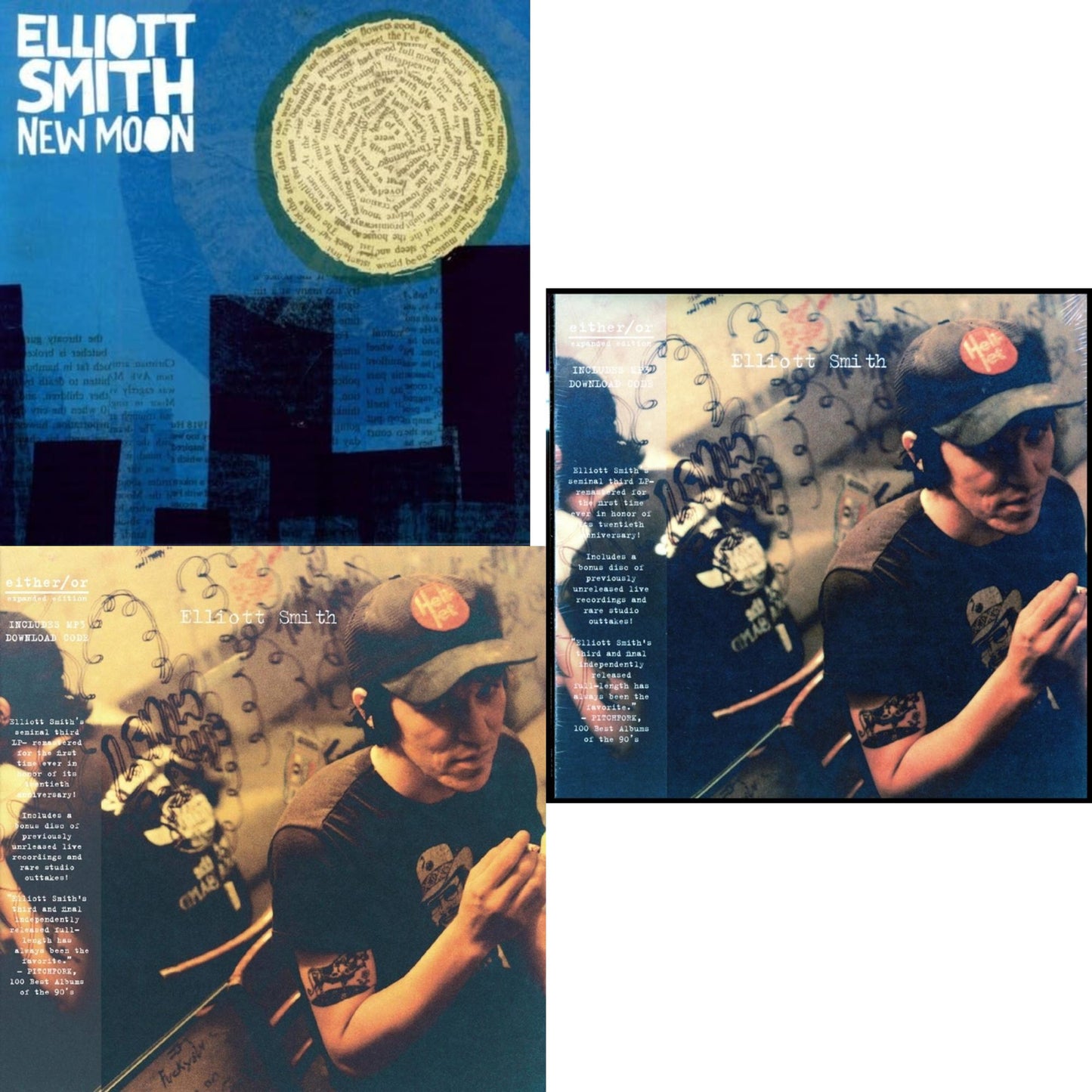 New Moon (Metallic Silver Vinyl/2LP) (I) & Either/Or (Dl Card) & Either/Or: Expanded Edition (Gatefold)