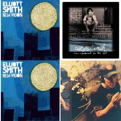 This is a 4 LP Vinyl SKU bundle.
1.This LP Vinyl is brand new.Format: LP VinylMusic Style: AcousticThis item's title is: New MoonArtist: Elliott SmithLabel: KILL ROCK STARSBarcode: 759656045513Release Date: 5/1/2009
2.This LP Vinyl is brand new.