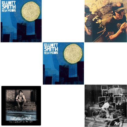 This is a 5 LP Vinyl SKU bundle.
1.This LP Vinyl is brand new.Format: LP VinylMusic Style: AcousticThis item's title is: New MoonArtist: Elliott SmithLabel: KILL ROCK STARSBarcode: 759656045513Release Date: 5/1/2009
2.This LP Vinyl is brand new.