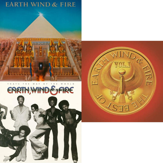 Earth Wind & Fire - All N All (Black LP Vinyl) & That's The Way Of The World (180G) & Best Of Vol.1 (150G/Dl Card)