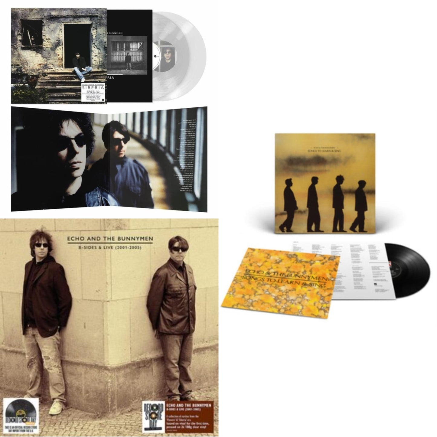 This is a 3 LP Vinyl SKU bundle.
1.This LP Vinyl is brand new.Format: LP VinylMusic Style: Indie RockThis item's title is: Songs To Learn & Sing (2021)Artist: Echo & The BunnymenLabel: RHINO/WARNER RECORDSBarcode: 190295156725Release Date: 2/18/2022
2.This LP Vinyl is brand new.