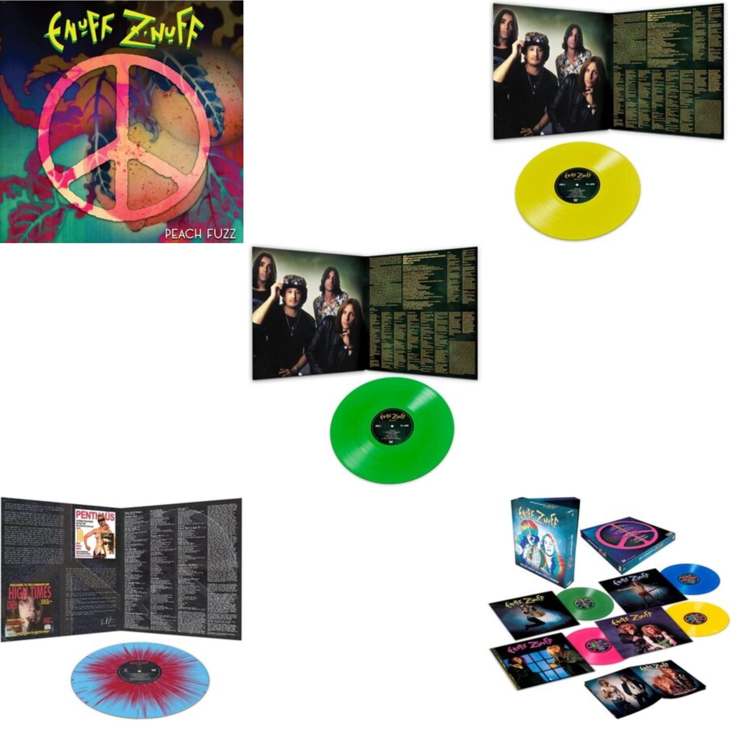 This is a 5 LP Vinyl SKU bundle.
1.This LP Vinyl is brand new.Format: LP VinylMusic Style: Power PopThis item's title is: Peach Fuzz (Peach LP Vinyl)Artist: Enuff Z'nuffLabel: DEADLINE MUSICBarcode: 889466217111Release Date: 2/5/2021
2.This LP Vinyl is brand new.